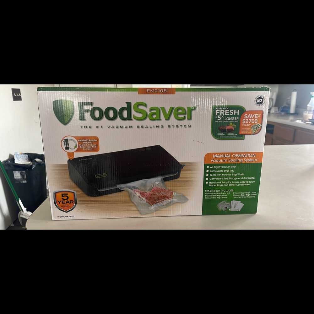 Food saver never been opened
